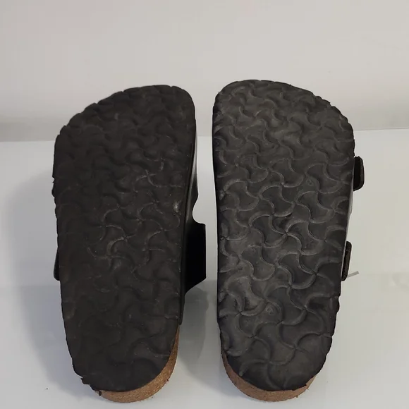 Birkenstock Black Leather Sandals - Picture 3 of 4